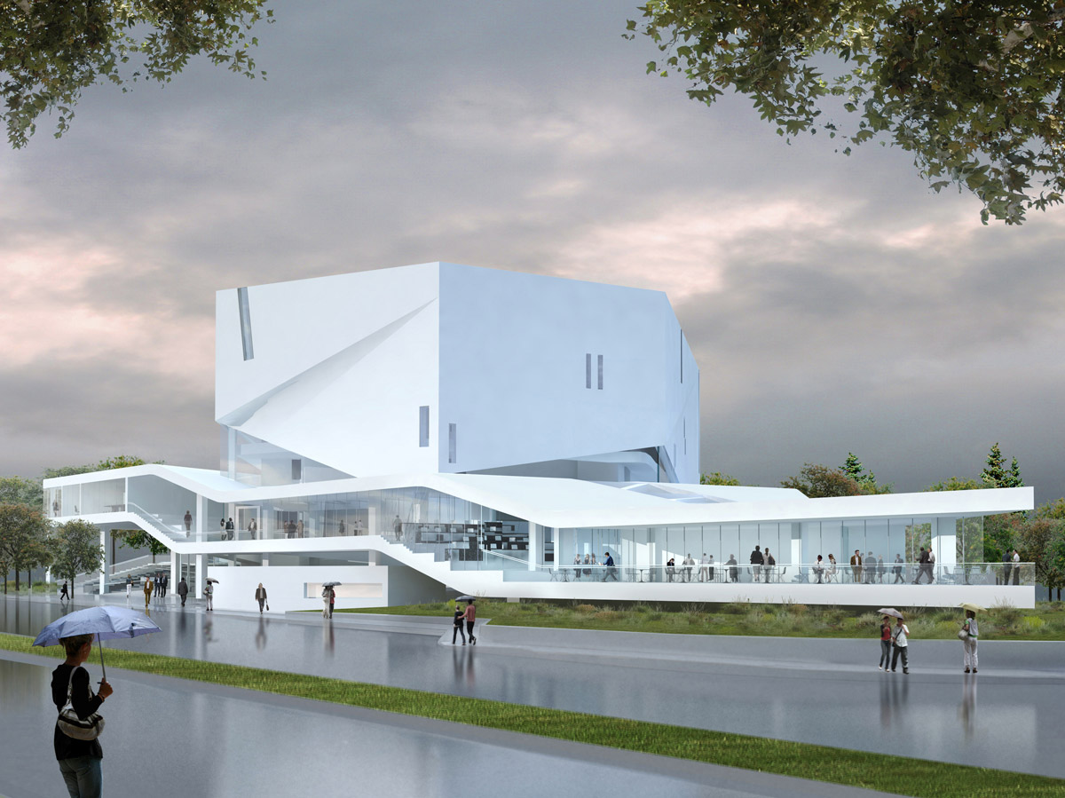 Performing Arts Center architecture and design ArchDaily
