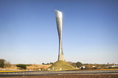 Perpetual Flame on The Bicentennial Torch In Mexico By Jos   Pareja   Jes  S Hern  Ndez