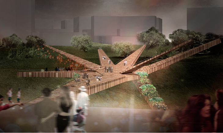 Miraflores-Barranco Pedestrian Bridge By OOIIO Architecture