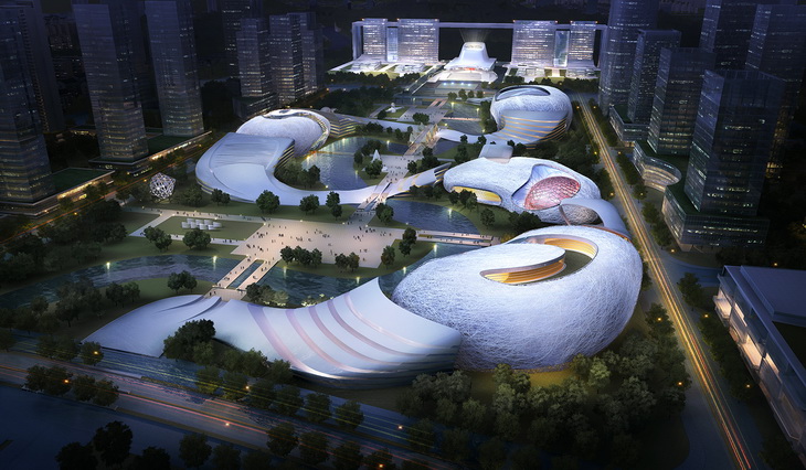 Amphibianarc’s Competition Entry For Yichang New District Master Plan 