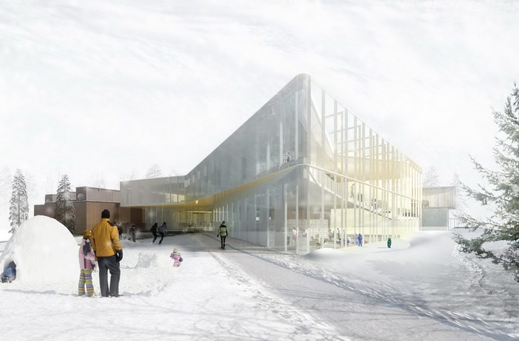 Pierrefonds Public Library by Chevalier Morales Architectes and DMA ...