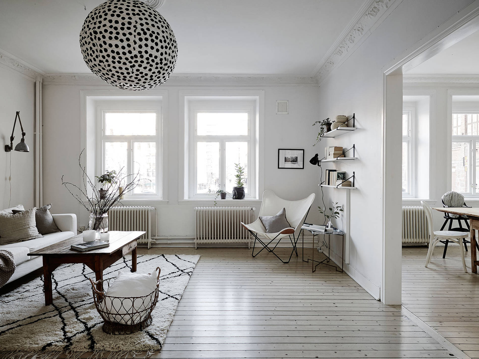 swedish interior design living room