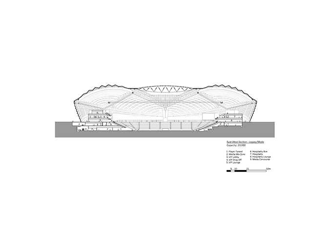 Al Janoub Stadium In Al Wakrah, Qatar by Zaha Hadid Architects