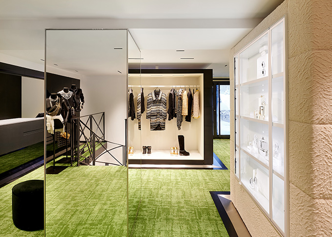A new boutique Chanel at Courchevel