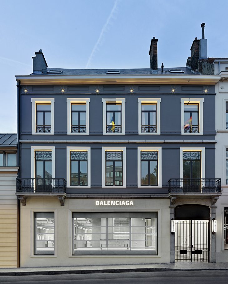Balenciaga Berlin store references the city's modernist architecture