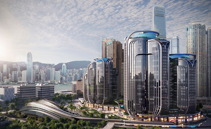 New Landmark Development by ZHA Transforms West Kowloon